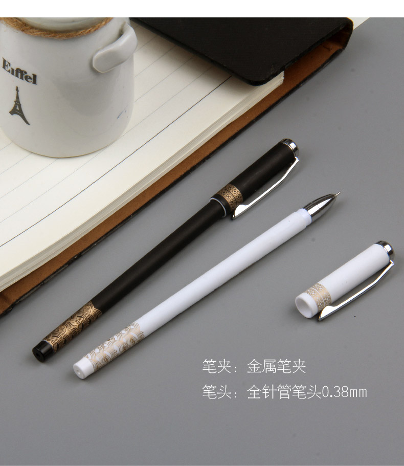 TG31841天卓 古风系列 中性笔，极简古风图案，简洁高档。(图3)